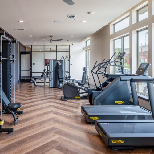 State-of-the-art fitness center